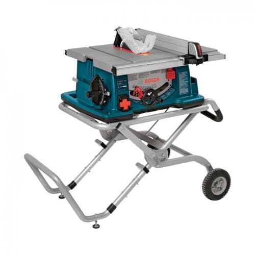 Bosch Jobsite Table Saw with Wheeled Stand _ 10in_ Blade_ 15
